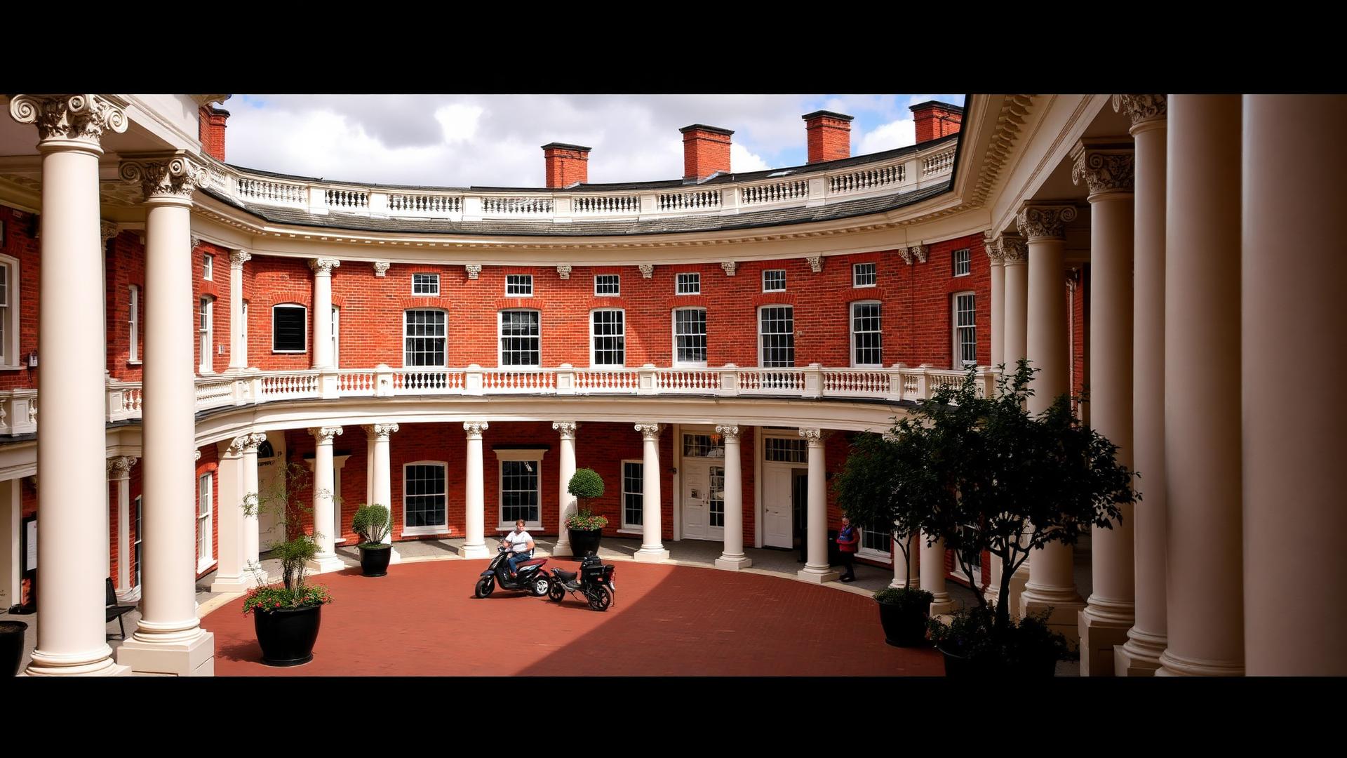 Royal Tunbridge Wells Kent Georgian architecture and historic Pantiles area